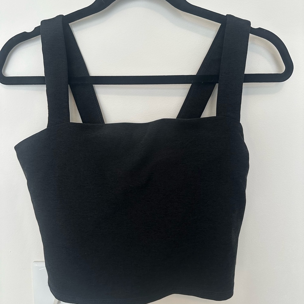 Vuori Black square neck Women's Top